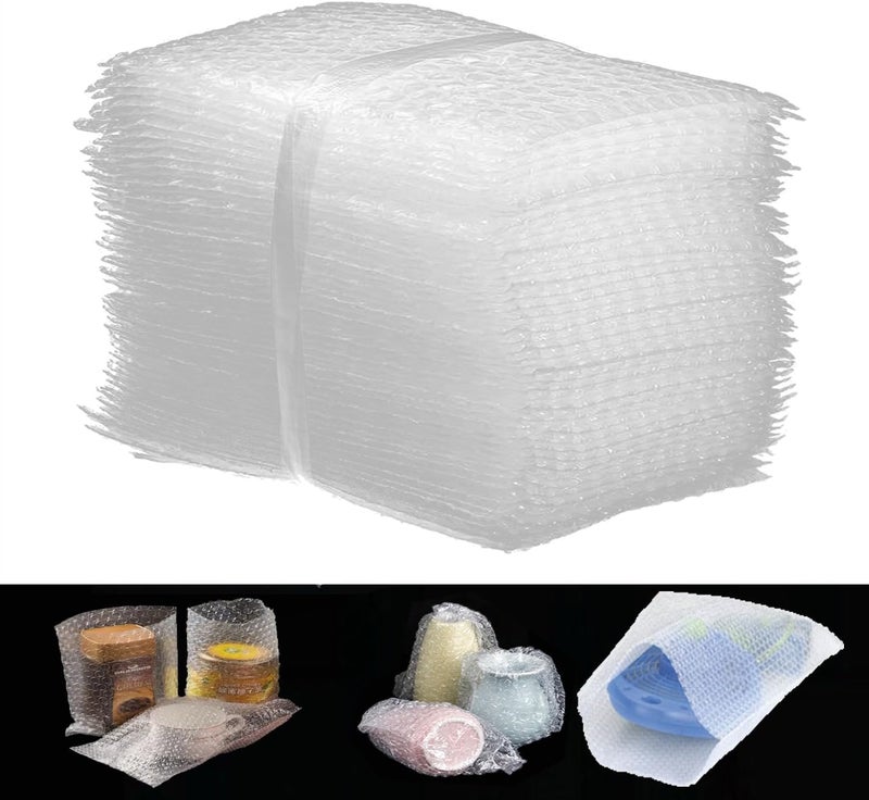 Ailengy 50 Pack Bubble Out Bags, 10x12 Inches Bubble Cushion Wrap Pouches, Double Walled Cushioning Bags Thickening Shockproof Foam Bags for Shipping, Storage, and Moving - Image 1